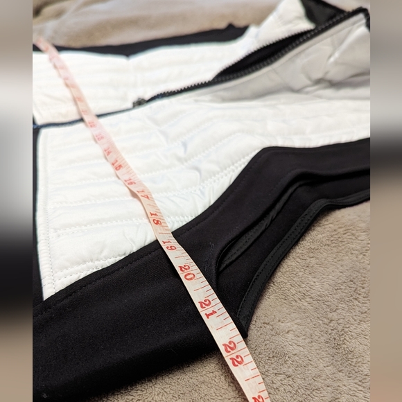 Bylyse black/white puffy vest XL - Picture 4 of 7